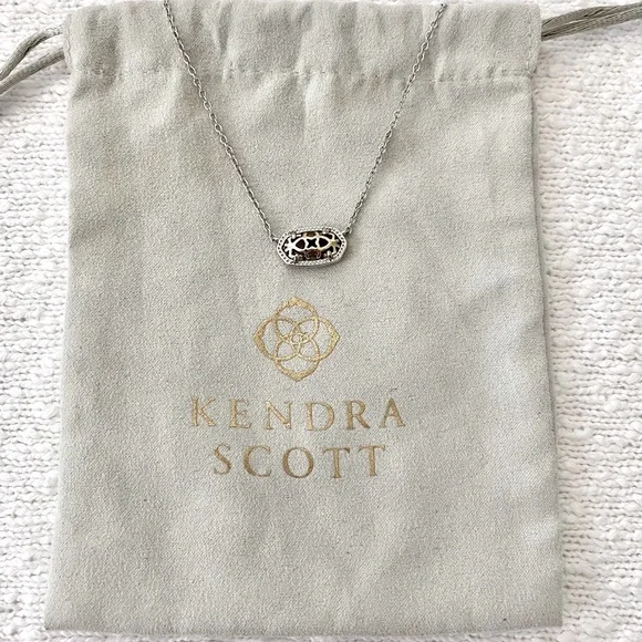 Kendra Scott Elisa Two-Tone Necklace - Picture 2 of 4